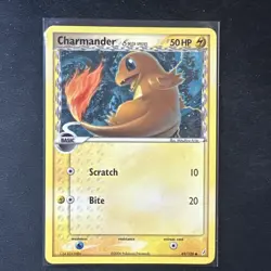 Pokemon Charmander Delta Species 49/100 EX Crystal Guardians Non-Holo Card - Image 1