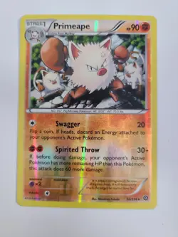 Pokemon Card CCG 2016 Primeape HOLO XY Steam Siege - Image 1
