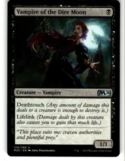 Magic the Gathering MTG Core Set 2020 Vampire of the Dire Moon #120 Buy 2 Get 1 - Image 1