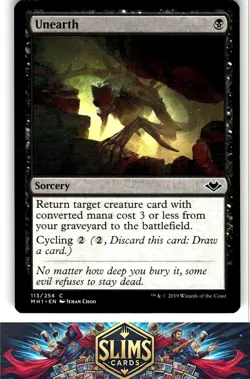 Magic the Gathering MTG Modern Horizons Unearth #113 Buy 2 Get 1 - Image 1