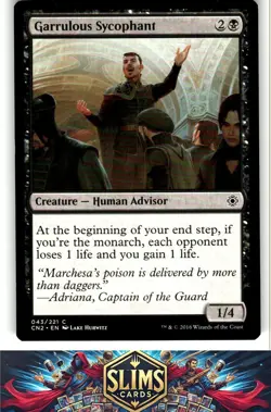 Magic the Gathering MTG Conspiracy: Take the Crown Garrulous Sycophant #43 - Image 1