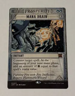 MTG Mana Drain - Outlaws Of Thunder Junction: Breaking News LP - Image 1