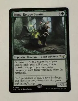 MTG Kona, Rescue Beastie - Duskmourn: House of Horror LP - Image 1