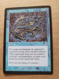 Metamorphose Magic MTG Scourge #40 (Ron Spencer) Blue English LP BULK DISCOUNT - Image 1