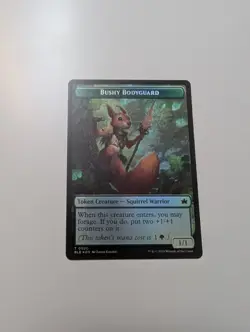 MTG - Food/Bushy Bodyguard Token (Foil) - Bloomburrow NM/M Condition - Image 4