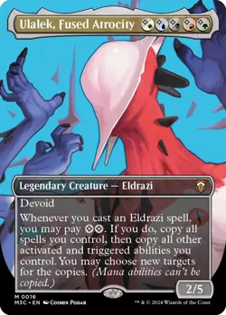 Ulalek, Fused Atrocity (Borderless) #16 *Normal* (NM) - Commander: Modern Hor... - Image 1