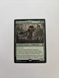 MTG God-Eternal Rhonas - War of the Spark #163 - Image 1