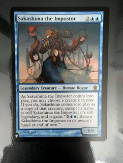Sakashima the Impostor 2005 Saviors of Kamigawa Blue Rare Creature MTG NM AZ2 - Image 1
