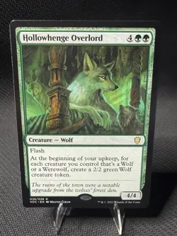 Hollowhenge Overlord VOC 036 - Rare Wolf Token Maker - MTG - Image 1