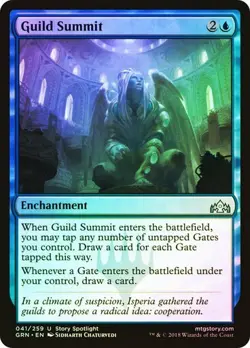 Guilds of Ravnica MTG Foil Guild Summit Magic - Image 1