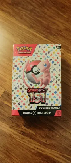 Pokemon Scarlet & Violet 151 Booster Bundle 6-Pack, Factory-Sealed - Image 1