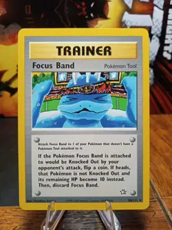 2000 Pokemon Neo Genesis Focus Band #86 Extremely LP - Image 1
