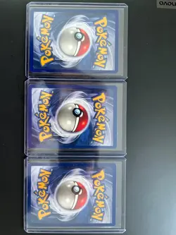 Pokemon Fossil Legendary Birds Set Moltres Zapdos Articuno LP-NM Non-Holo - Image 5