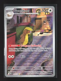 Pokemon ME01: Mega Evolution #153/132 Gumshoos Holo - Image 1