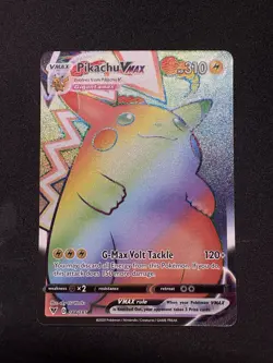 Pokemon Pikachu VMAX 188/185 Vivid Voltage Full Art Rainbow Rare POSSIBLE PSA 10 - Image 1