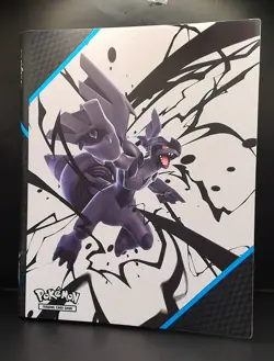 Pokemon TCG Scalet & Violet Black Bolt Zekrom Binder Double Sided 9-Pocket Pages - Image 1