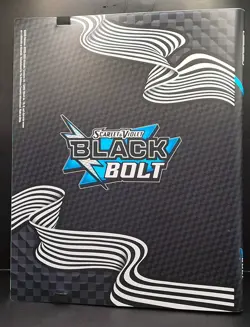 Pokemon TCG Scalet & Violet Black Bolt Zekrom Binder Double Sided 9-Pocket Pages - Image 2