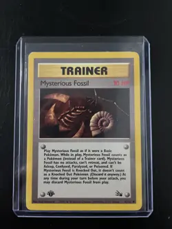 Pokemon TCG Mysterious Fossil 62/62 Regular 1st Edition Common NM Vintage - Image 1