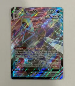 INTELEON VMAX 2021 Pokemon SWSH Fusion RAPID STRIKE 079/264 HOLO RARE🔥 - Image 1