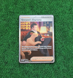 Pokemon Scarlet & Violet 151 Giovanni's Charisma 204/165 Special Illustration - Image 1