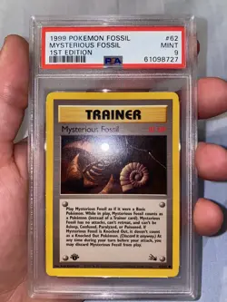 Pokemon TCG Mysterious Fossil Fossil 62/62 Regular 1st Edition Common - Image 2