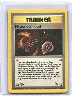 1999 Mysterious Fossil 62/62 Pokemon TCG First Edition Fossil NM - Image 1