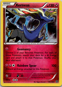 Xerneas Holo Rare XY - Steam Siege 81/114 LP Pokemon - Image 1