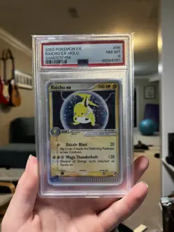 Raichu ex HOLO Pokemon Sandstorm 2003 Graded PSA 8 NM-MT #98 Sealed from PSA - Image 3
