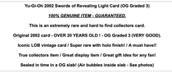 Yu-Gi-Oh 2002 Swords of Revealing Light LOB-E081 Graded Card Super Rare Vintage - Image 2