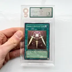 Yu-Gi-Oh 2002 Swords of Revealing Light LOB-E081 Graded Card Super Rare Vintage - Image 3