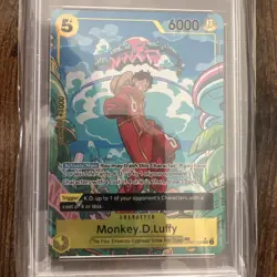 2024 ONE PIECE OP08-TWO LEGENDS TREASURE RARE #109 MONKEY D. LUFFY PSA 10 - Image 2