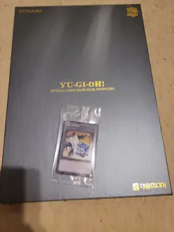 Korean Yu-Gi-Oh! 25Th Anniversary Uncut Sheet Side PRIDE WITH SEALED CARD! - Image 2