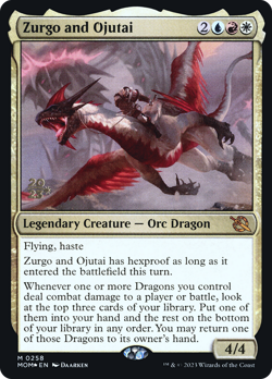 Zurgo and Ojutai (Prerelease) FOIL March of the Machine NM CARD ABUGames - Image 1