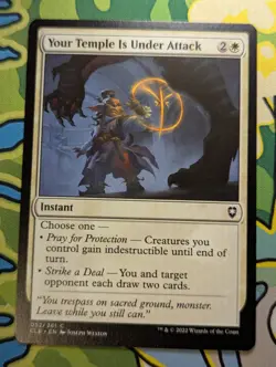 Your Temple Is Under Attack - CLB - 052/361 - MTG - TCG Card - Image 1