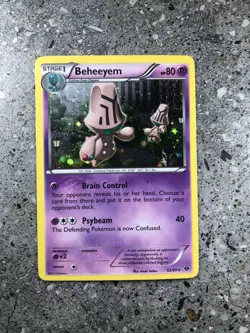 Pokemon TCG Cards Beheeyem 62/99 Next Destinies Cosmos Holo Rare Promo EXC - Image 1