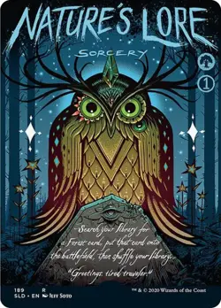 MTG English Natures Lore (189) NM Normal Secret Lair - Image 1