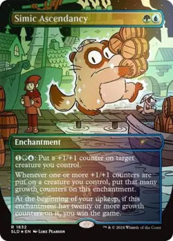 MTG English Simic Ascendancy (Rainbow Foil) NM Foil Secret Lair - Image 1