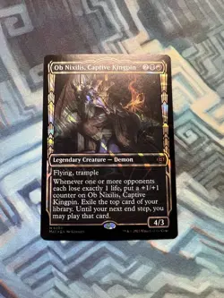 MTG Halo Foil Ob Nixilis, Captive Kingpin NM Unplayed MoM: The Aftermath - Image 1