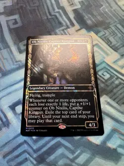 MTG Halo Foil Ob Nixilis, Captive Kingpin NM Unplayed MoM: The Aftermath - Image 2