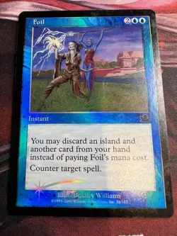 FOIL (foil version) - MTG Prophecy Blue Magic free counterspell (B) - Image 1
