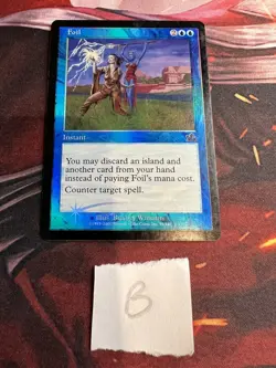FOIL (foil version) - MTG Prophecy Blue Magic free counterspell (B) - Image 5