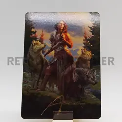 MTG - Innistrad Midnight Hunt Art Series - 1 Arlinn the Pack's Hope Signature - Image 1