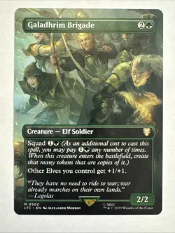 Galadhrim Brigade (Borderless) MTG Commander: the Lord of the Rings - Image 1