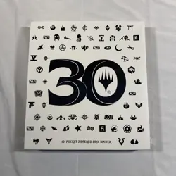 Magic The Gathering 12 Pocket Zippered Pro Binder & Protector Sleeves (105) New - Image 3