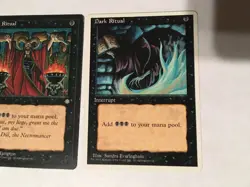 3X MTG DARK RITUAL 2X ICE AGE 1X 5TH ED / SP / WRONGWAY052 - Image 4