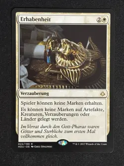 1x MTG Solemnity (German) - Hour of Devastation (HOU) #22 - Magic the Gathering - Image 1