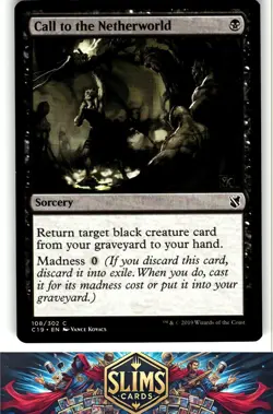 Magic the Gathering MTG Commander 2019 Call to the Netherworld #108 Buy 2 Get 1 - Image 1