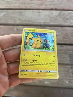 Pokemon Pikachu - SM86 Sun & Moon SM86 Holo Black Star Promo - LP Condition - Image 4