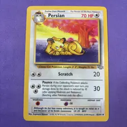 Pokemon TCG - PERSIAN - 1ST EDITION - 42/64 - JUNGLE (1999) - WOTC - LP - Image 2