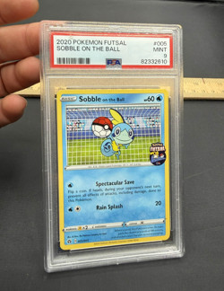 2020 Pokemon Futsal Sobble on the Ball #005 PSA 9 MINT Promo UK Exclusive Card - Image 1